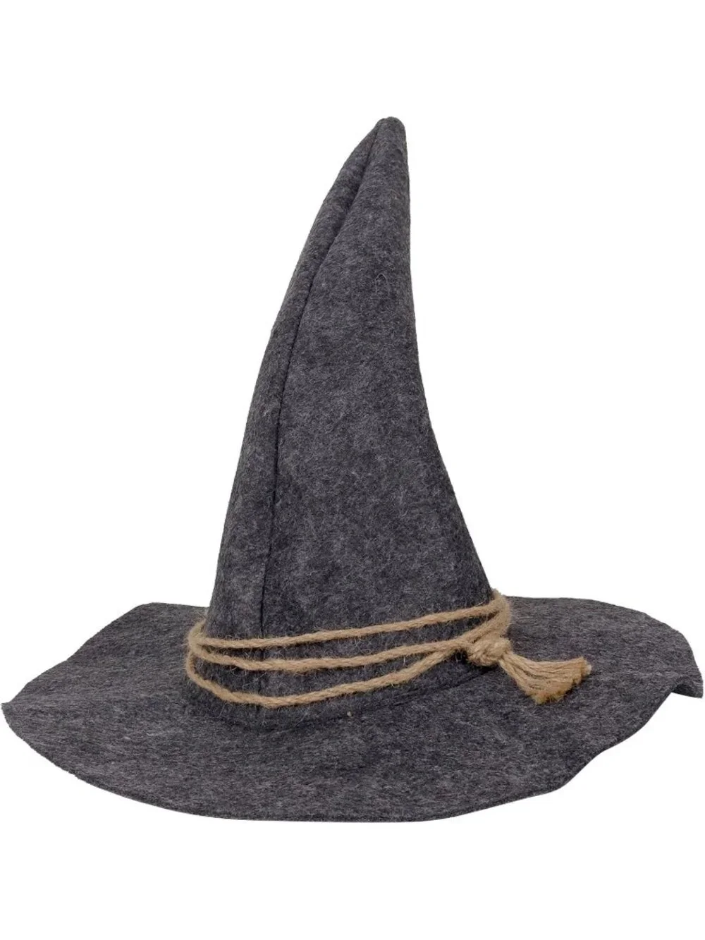 Halloween Grey Scarecrow Hat Adults Wizard Witch Halloween Costume For Parties